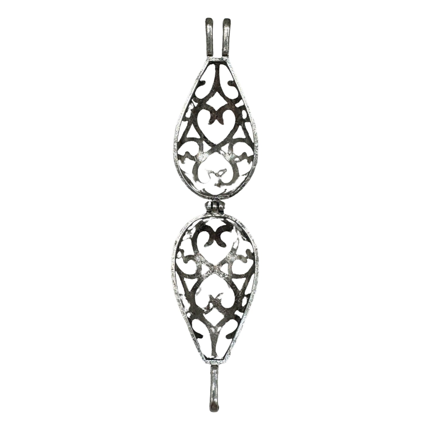 28mm x 64mm Hollow Locket Pendant