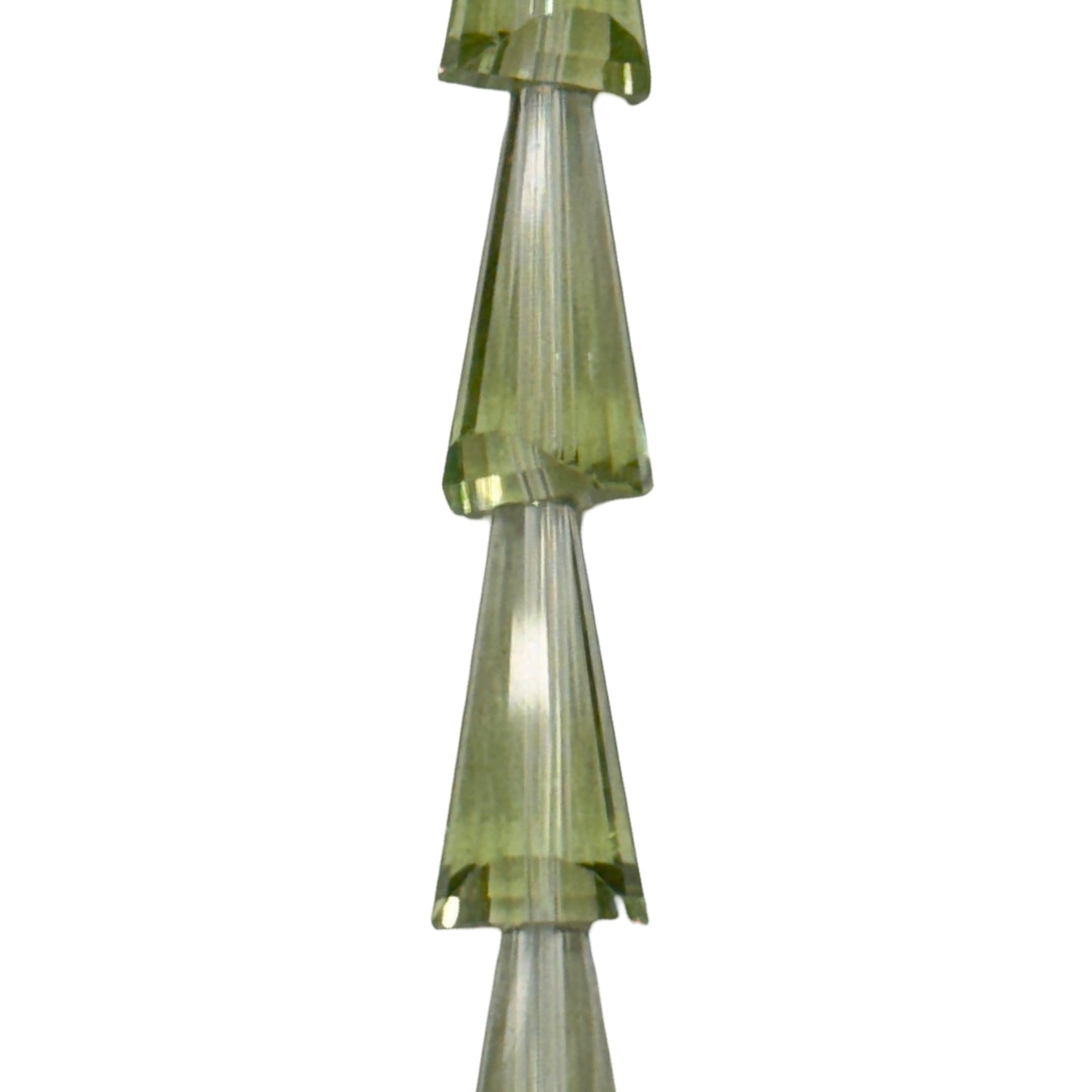 Chinese Crystal - (Polished) - Cone/ Faceted