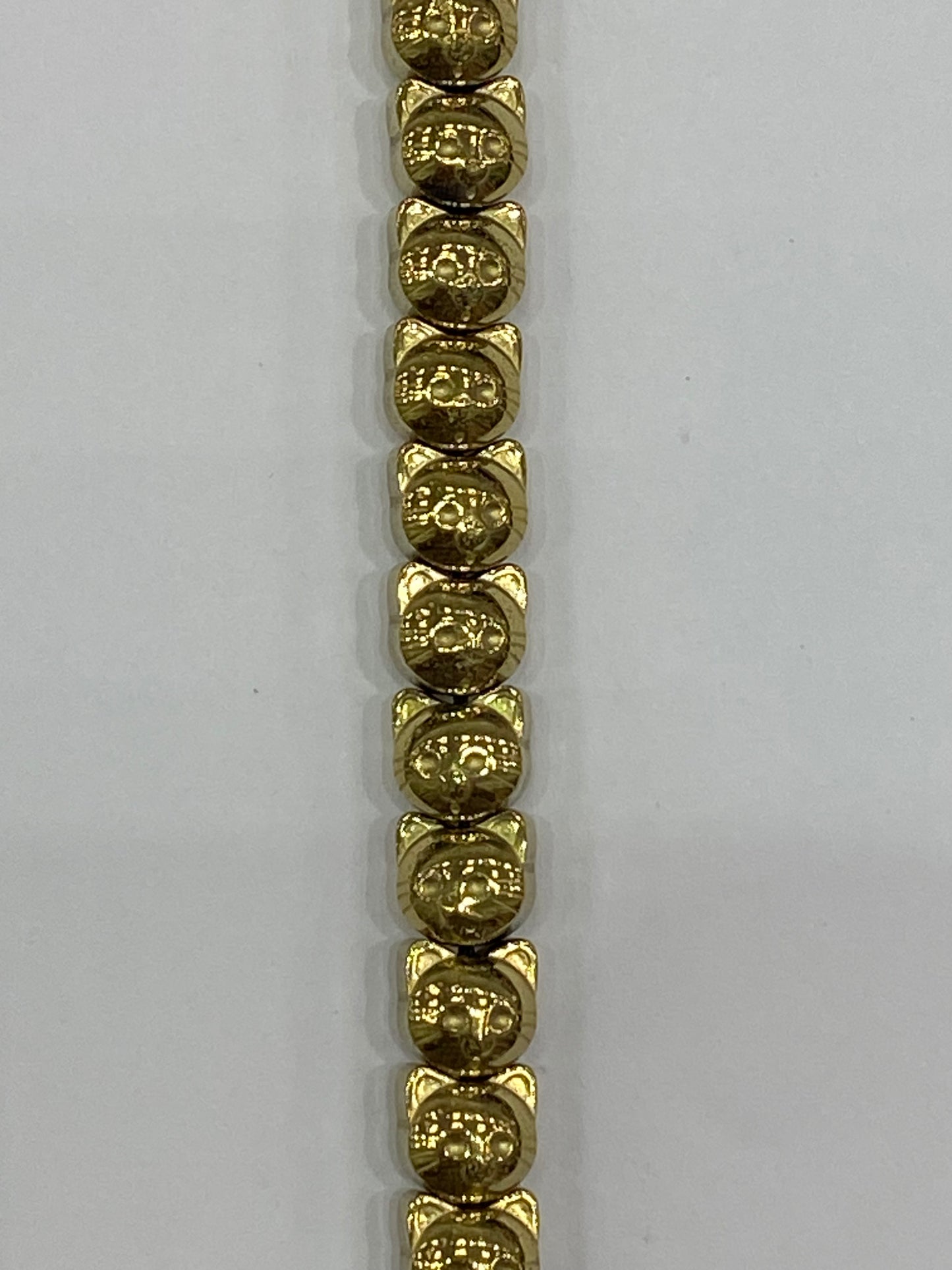 8mm Hematite Cat Head