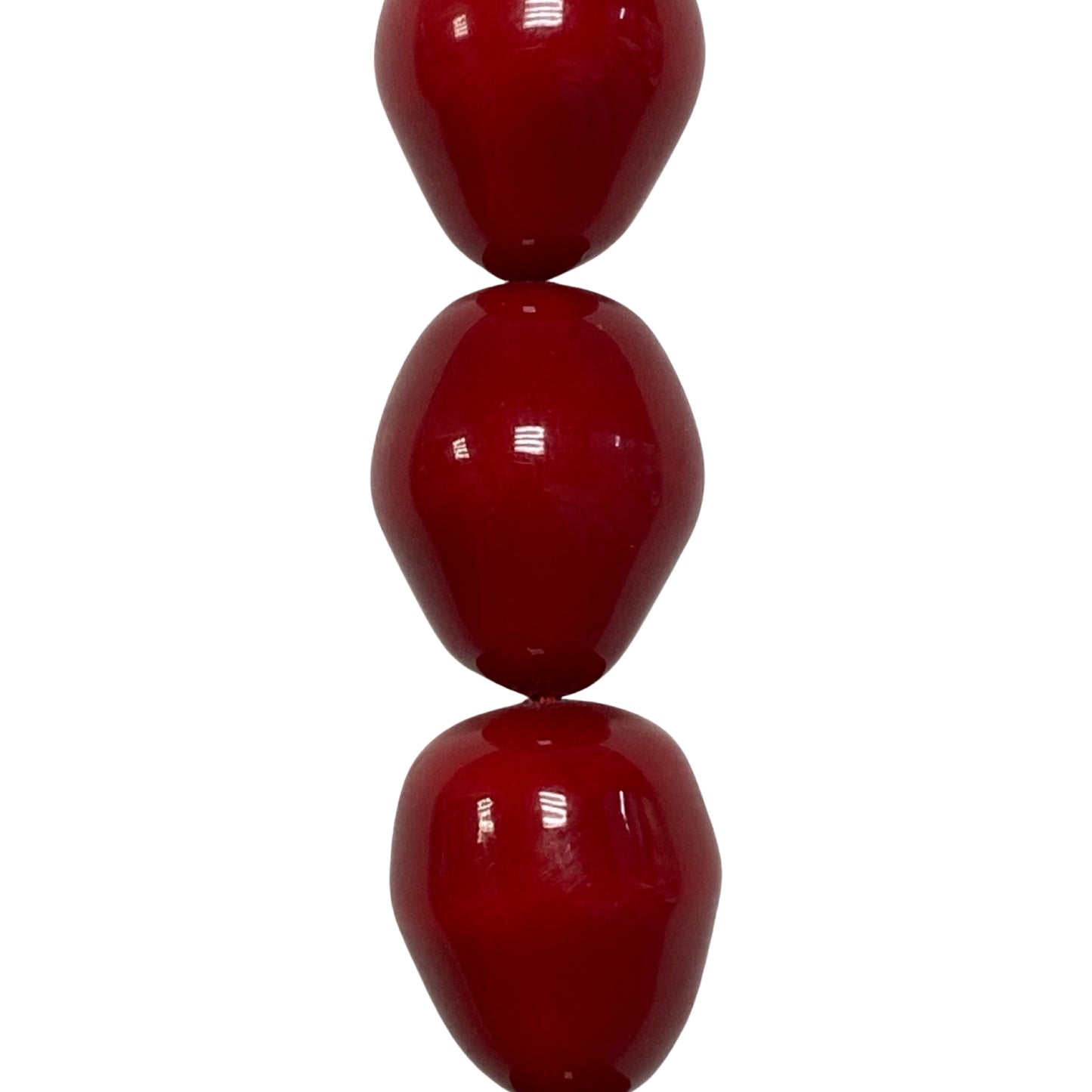 Red Mother of Pearl - (Polished) - Nugget/ Smooth