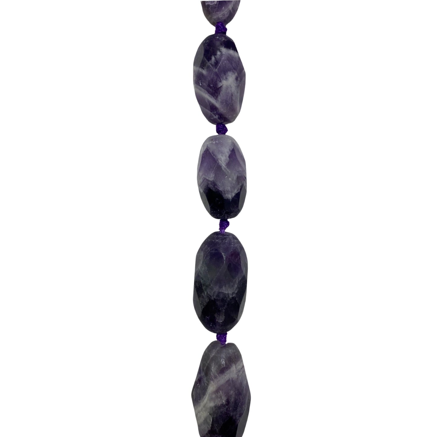 Amethyst - (Polished) - Cylinder Drum/ Faceted