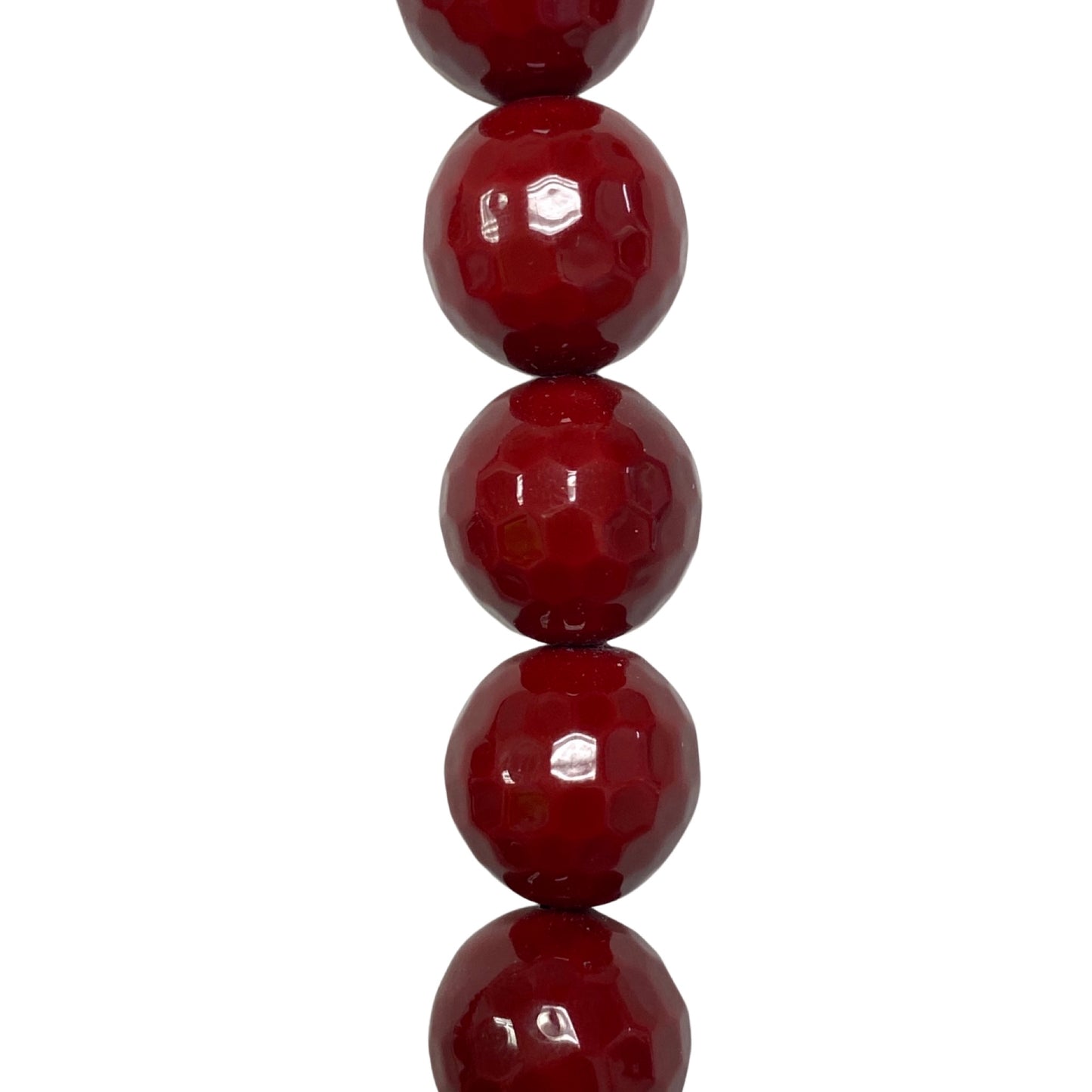 Red Mother of Pearl - (Polished) - Round/ Faceted