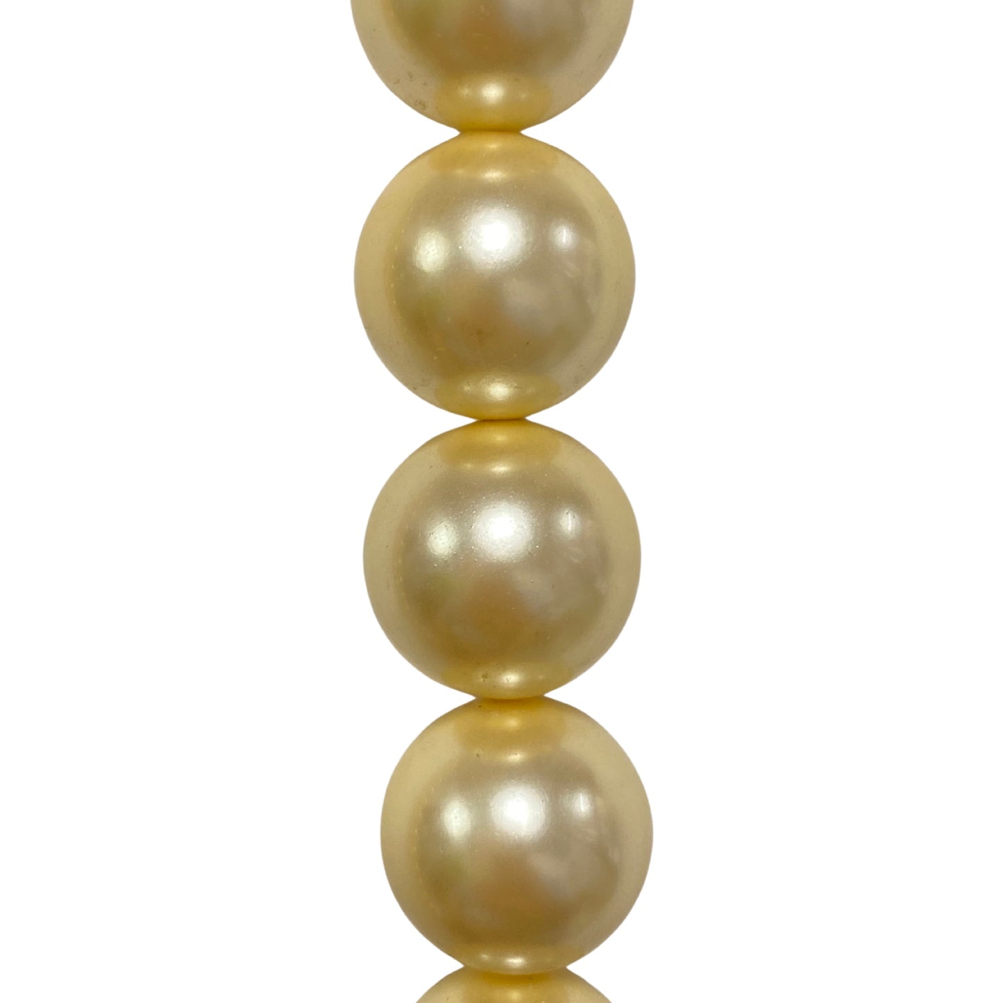 Yellow Mother of Pearl - (Polished) - Round/ Smooth