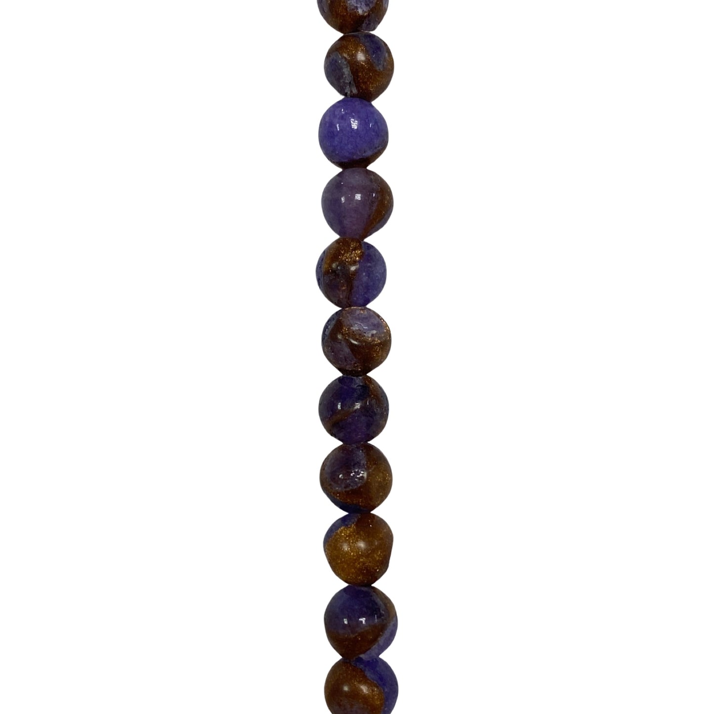 Purple Composite Quartz - (Polished) - Round/ Smooth