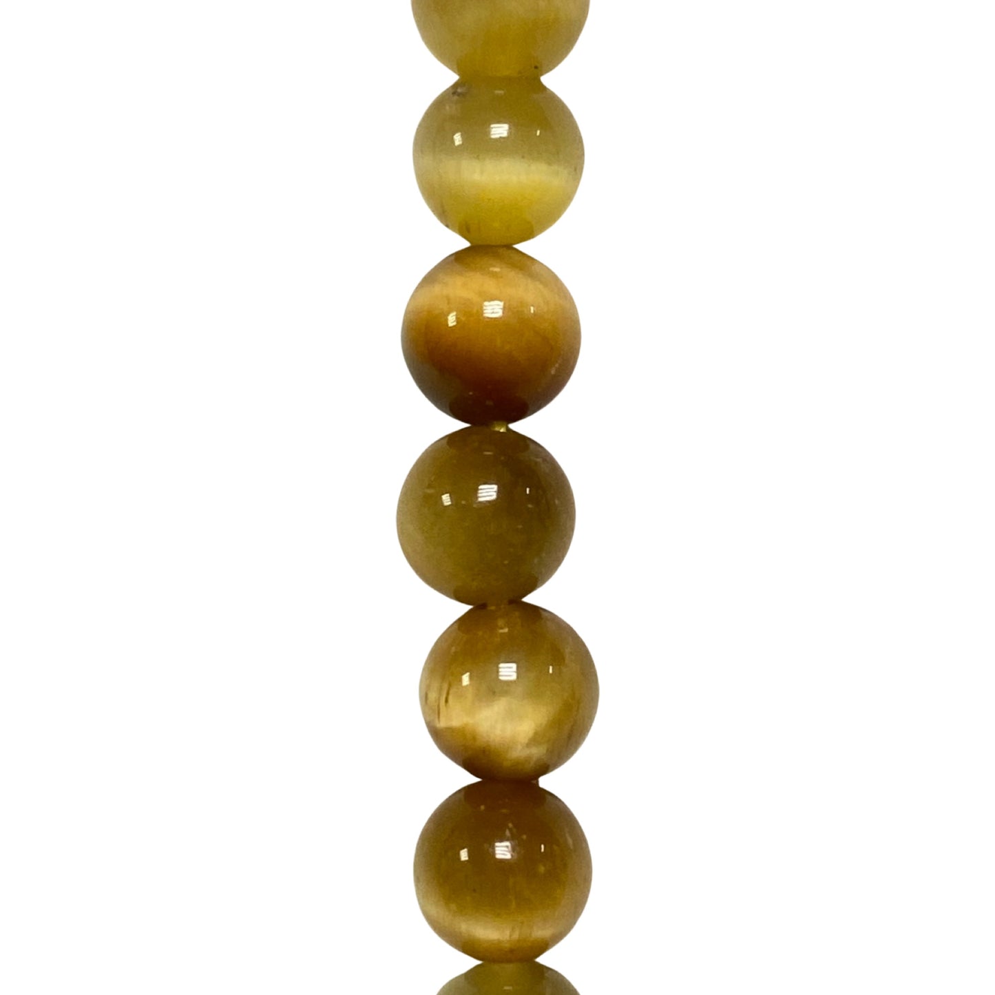 Yellow Tigereye - (Polished) - Round/ Smooth