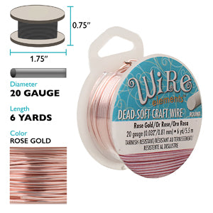 Craft Wire 20 Gauge SILVER PLATED 6 Yards by BeadSmith
