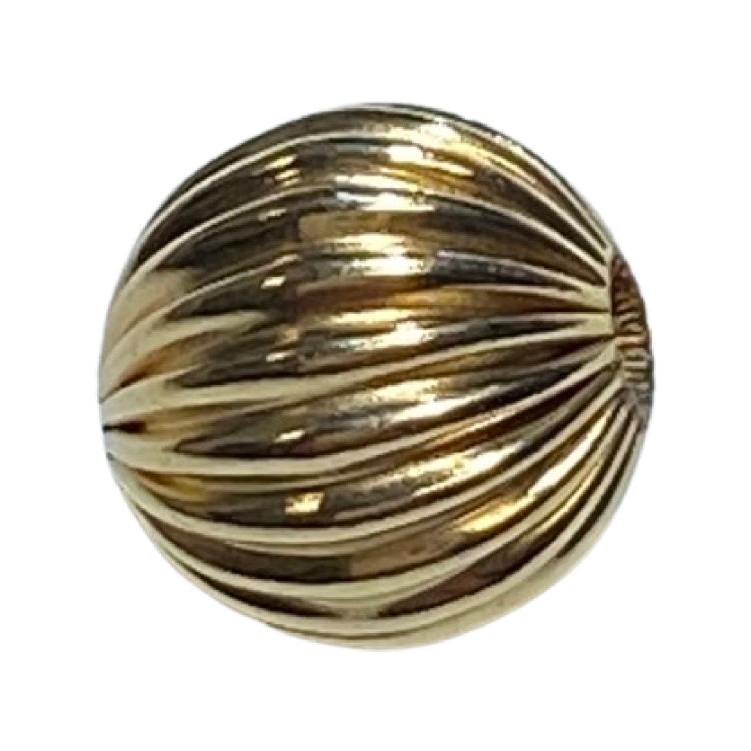 4.0mm Corrugated Round Bead