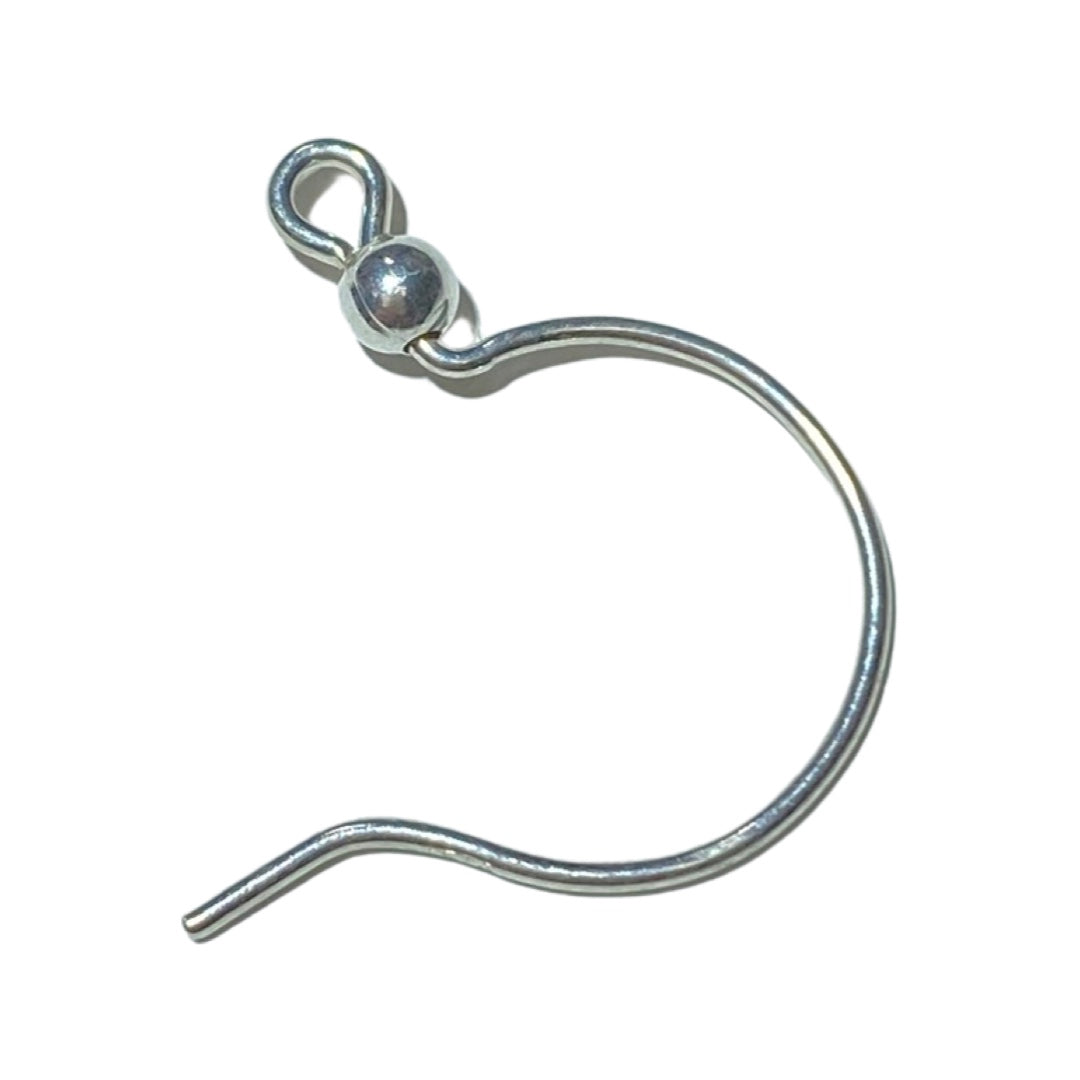 Circle Ear Wire w/ 3.0mm Bead
