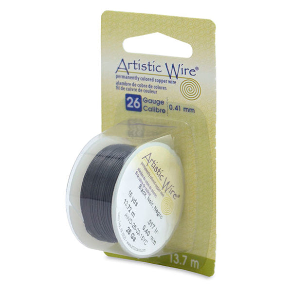 Artistic Wire, Craft Wire - (Black) - Dispenser Spool