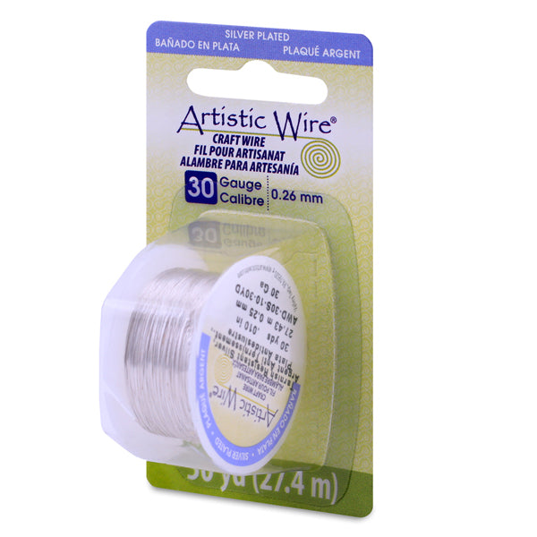 Artistic Wire, Craft Wire - (Silver) - Dispenser Spool