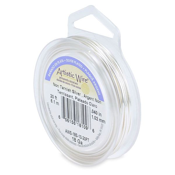 Artistic Wire, Craft Wire - 18 Gauge / 1.0mm - Retail Spool