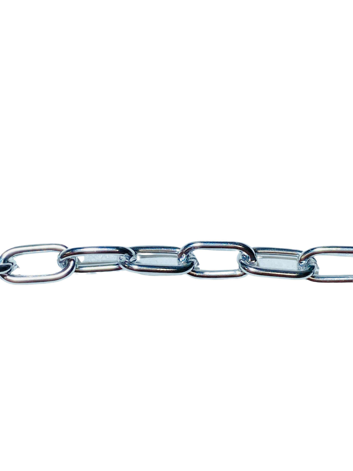 “RECTANGLE LINK” Silver Plated Chain