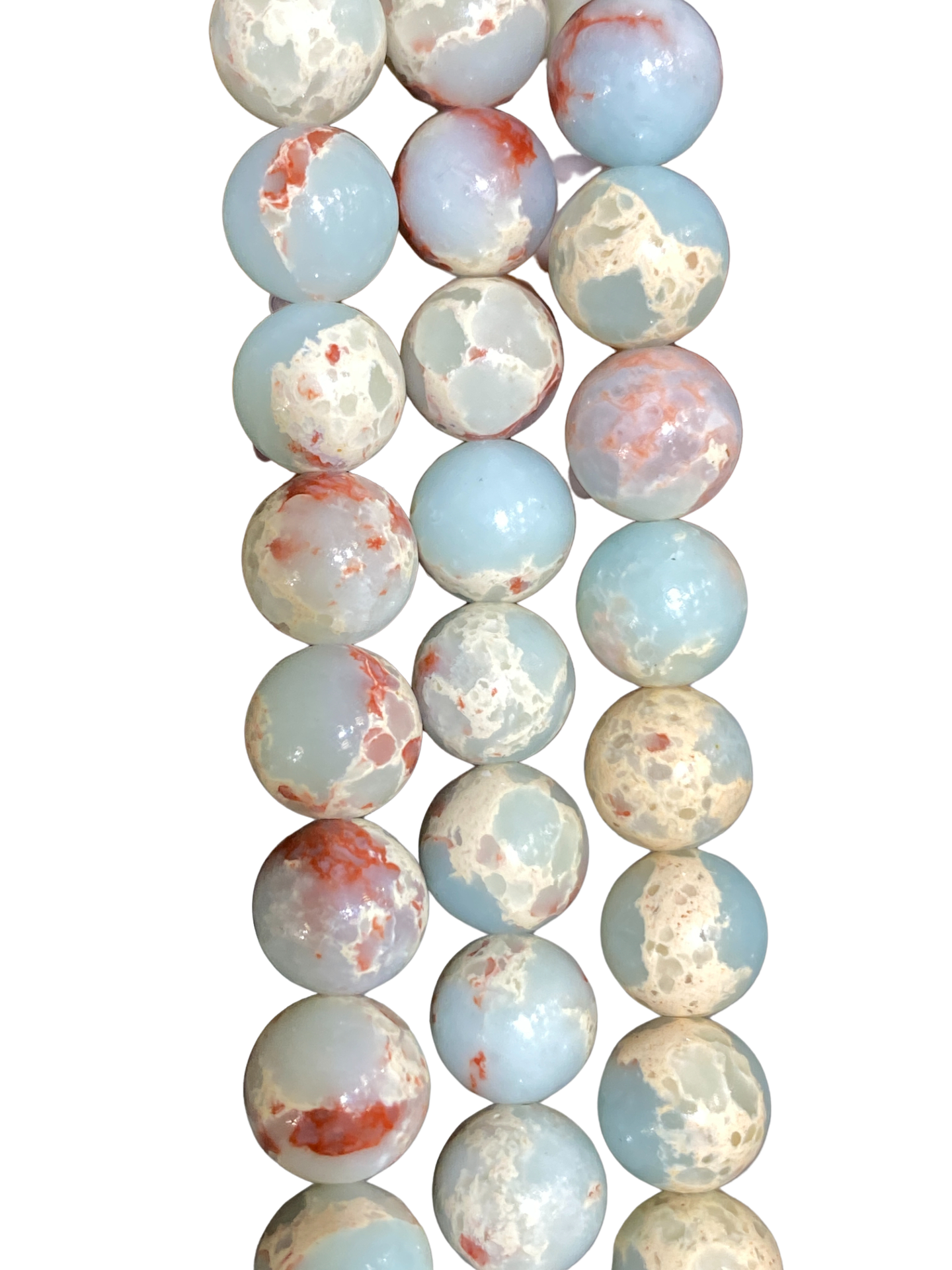 Aqua Terra Jasper - (Polished) - Round/ Smooth