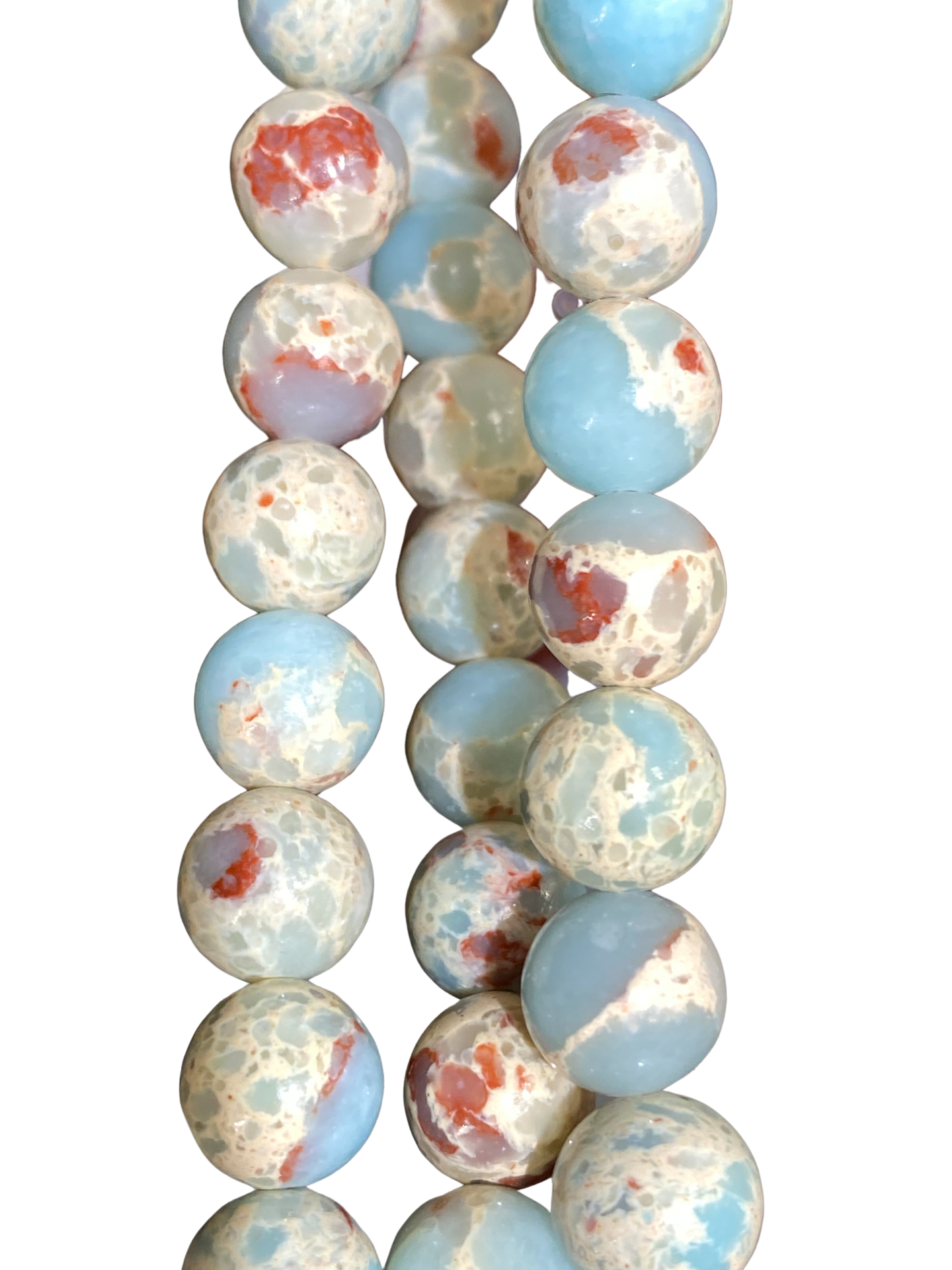 Aqua Terra Jasper - (Polished) - Round/ Smooth