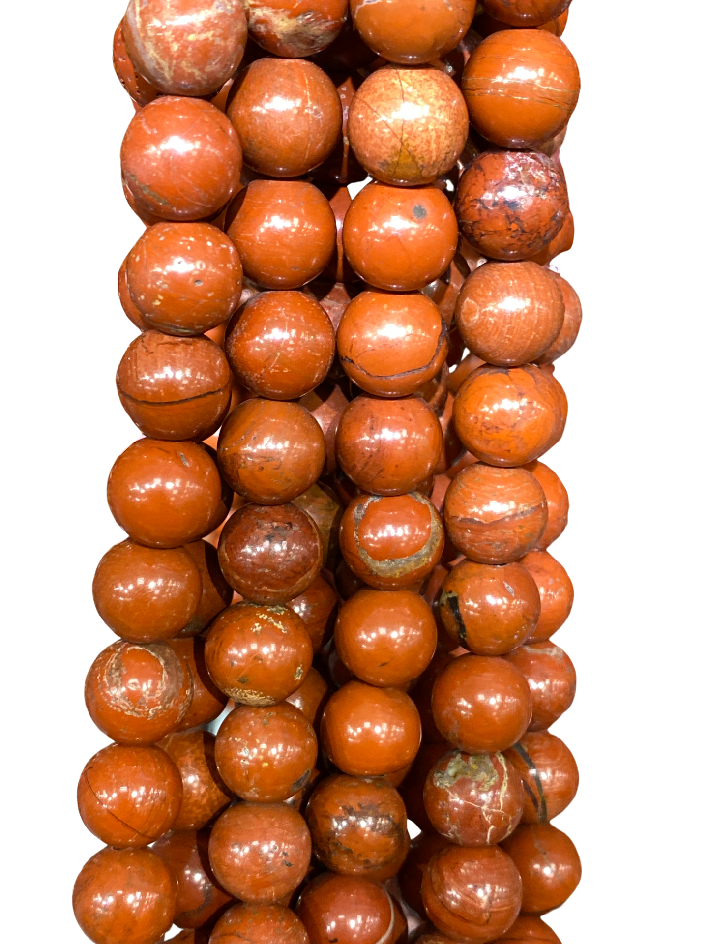 Red Jasper - (Polished) - Round/ Smooth