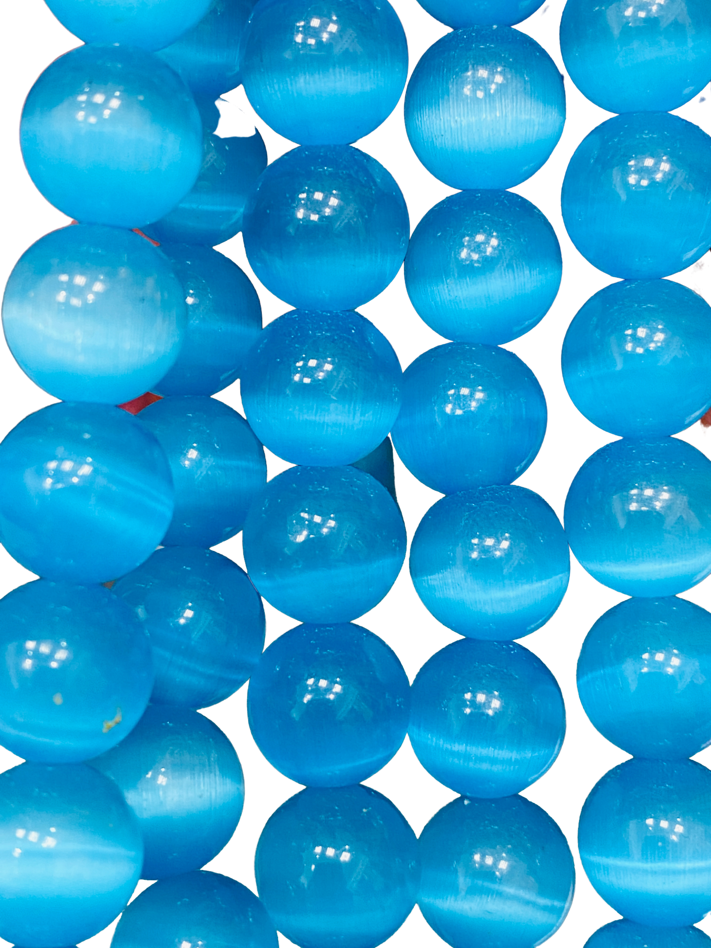 12mm Cat Eye - (Polished) - Round/ Smooth