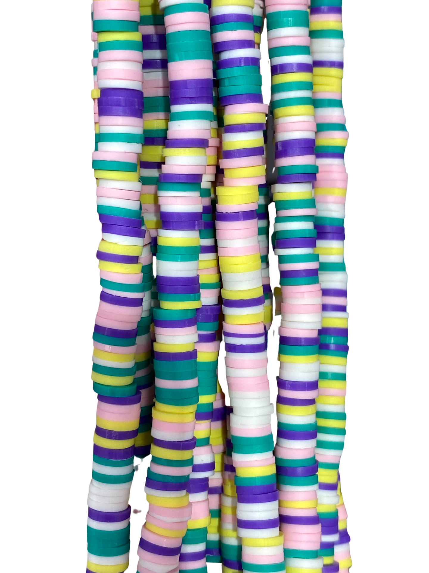 Multi-Color #1 Heishi Disc - Clay Beads