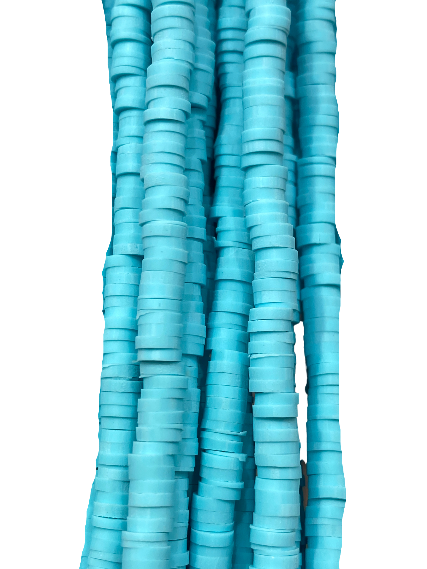 Miami Blue Heishi Disc - Clay Beads