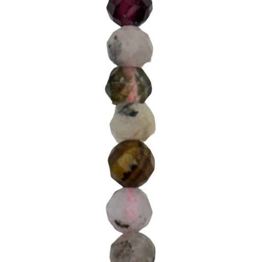 Mixed Stone (Matte) - Round/ Faceted