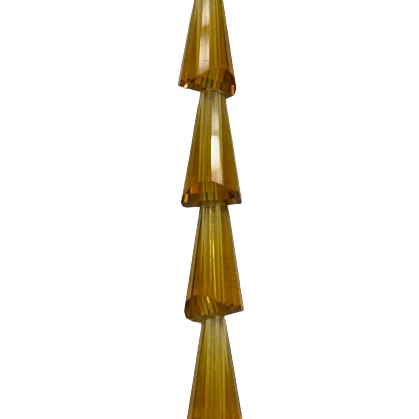 Chinese Crystal - (Polished) -  Cone/ Faceted