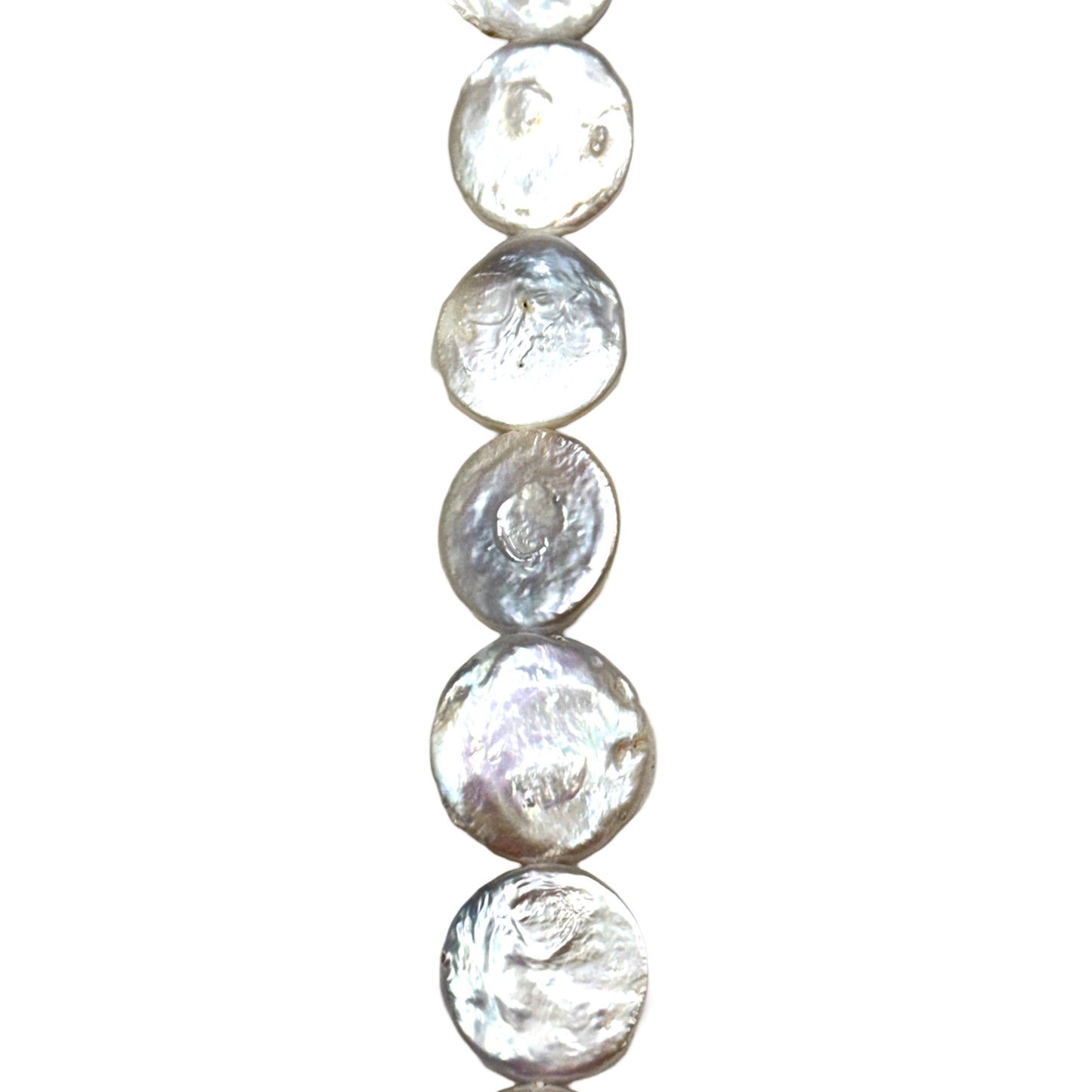 Freshwater Pearl - (Polished) -  Coin/ Smooth