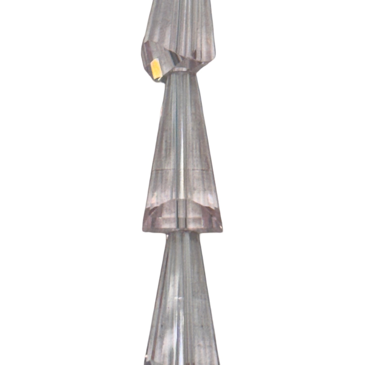 Chinese Crystal - (Polished) -  Cone/ Faceted