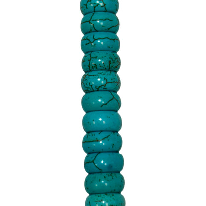 Natural Turquoise (Polished) - Roundel/ Smooth