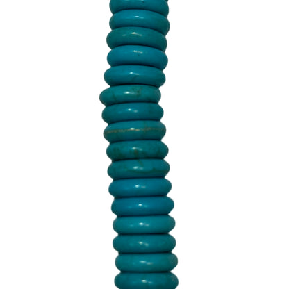 Natural Turquoise (Polished) - Roundel/ Smooth