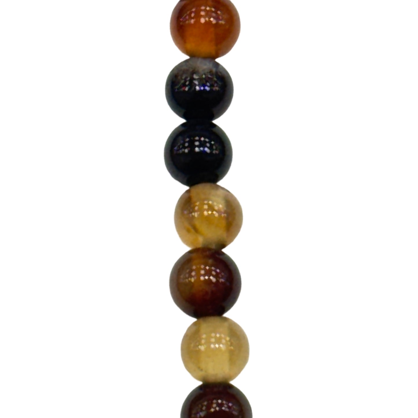 Brown Stripe Agate (Polished) - Round/ Smooth