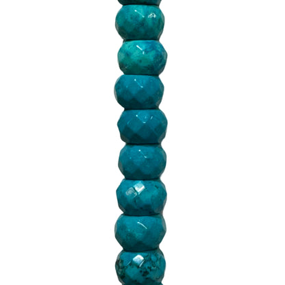 Natural Turquoise (Polished) - Roundel/ Faceted