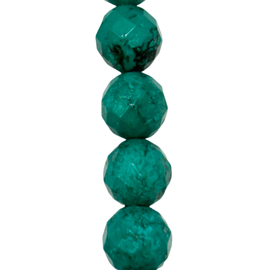 Natural Green Turquoise (Polished) - Round/ Smooth