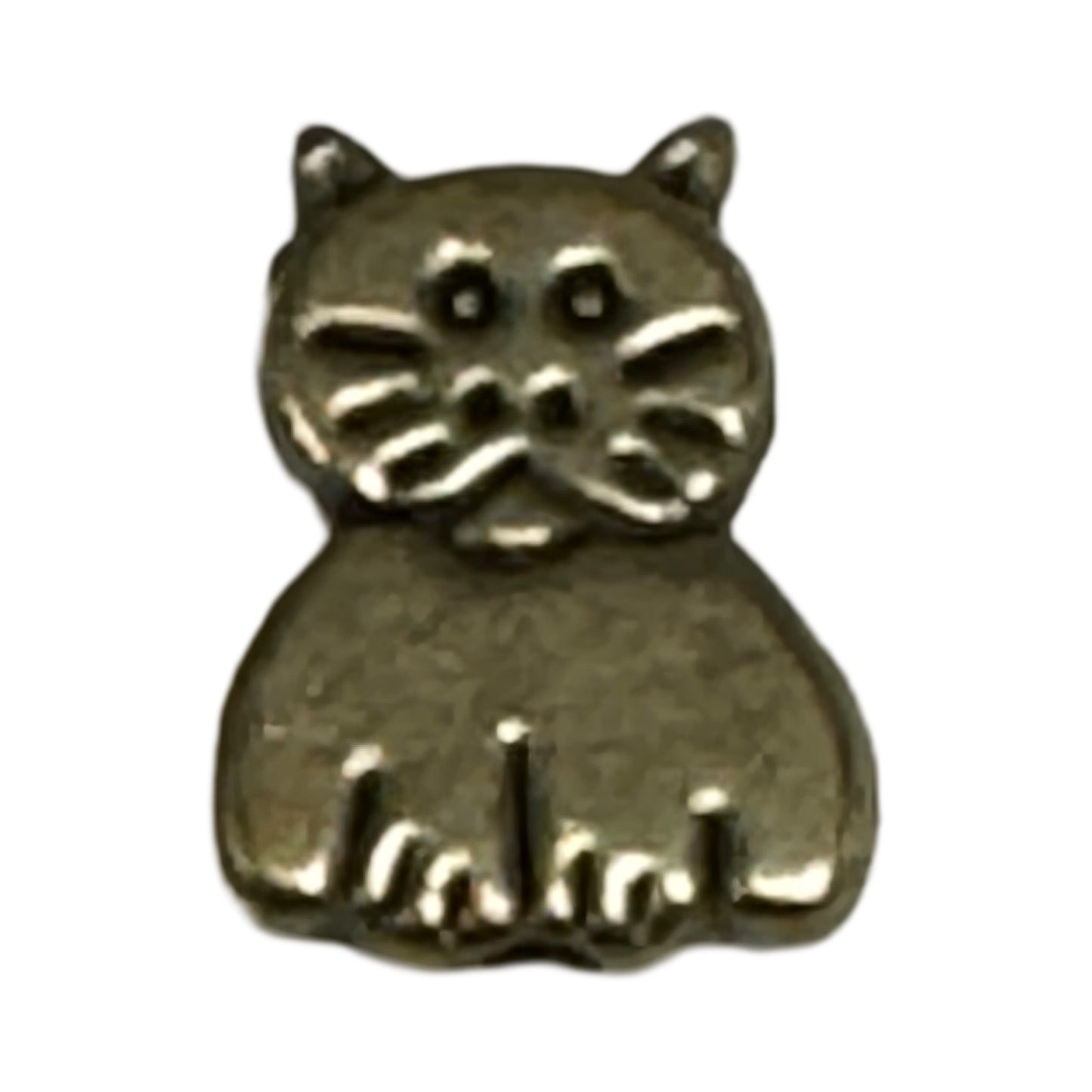 10x9mm Pewter Kitty