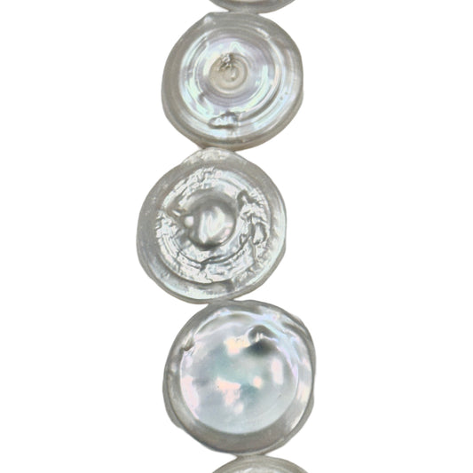 Freshwater Pearl - (Polished) -  Coin/ Smooth