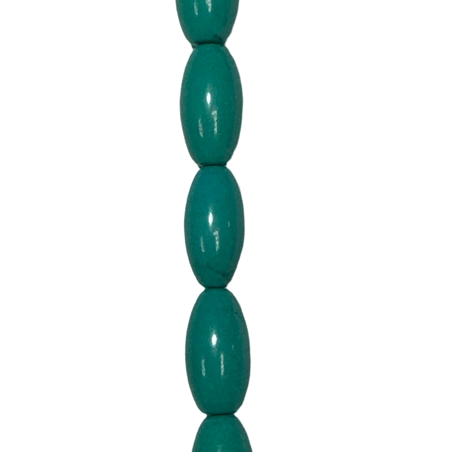 Aqua Turquoise (Polished) - Barrel/ Smooth