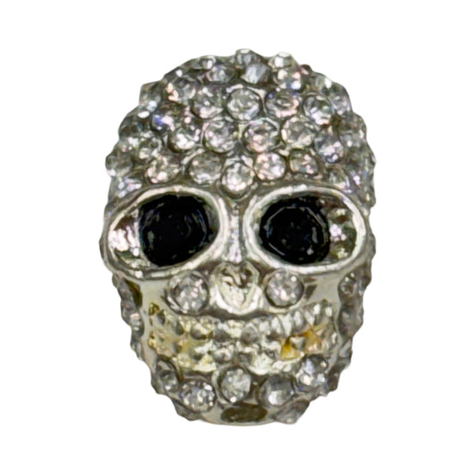 15mm Plated Crystal Skull