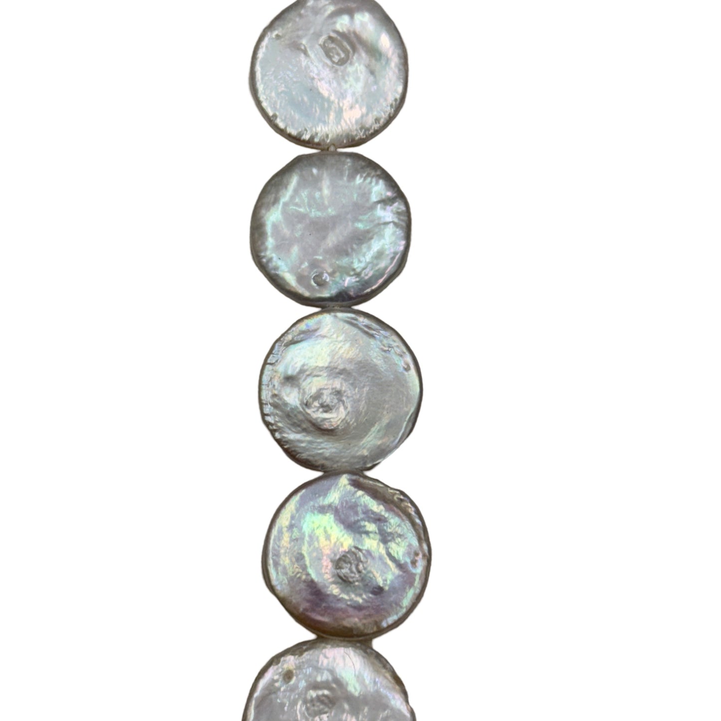 Freshwater Pearl - (Polished) -  Coin/ Smooth