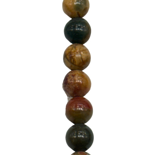 Picasso Jasper (Polished) - Round/ Smooth