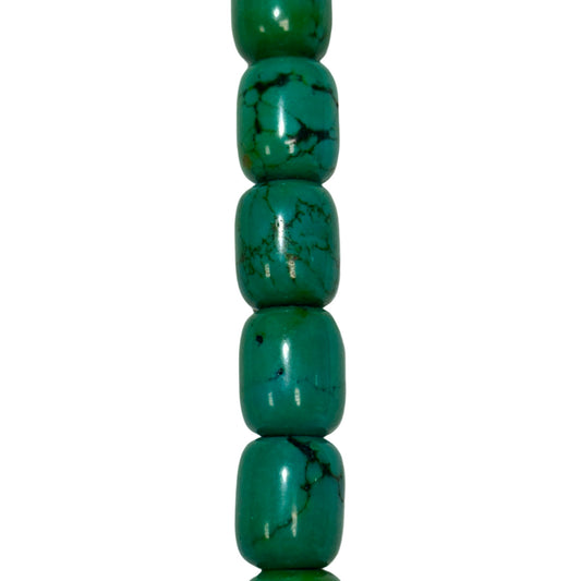 Aqua Green Turquoise (Polished) - Barrel/ Smooth