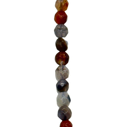 Mixed Stripe Agate (Polished) - Round/ Faceted