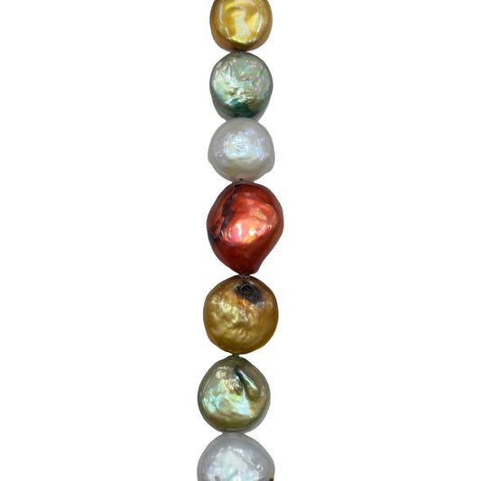 Freshwater Pearl - (Polished) -  Coin/ Smooth