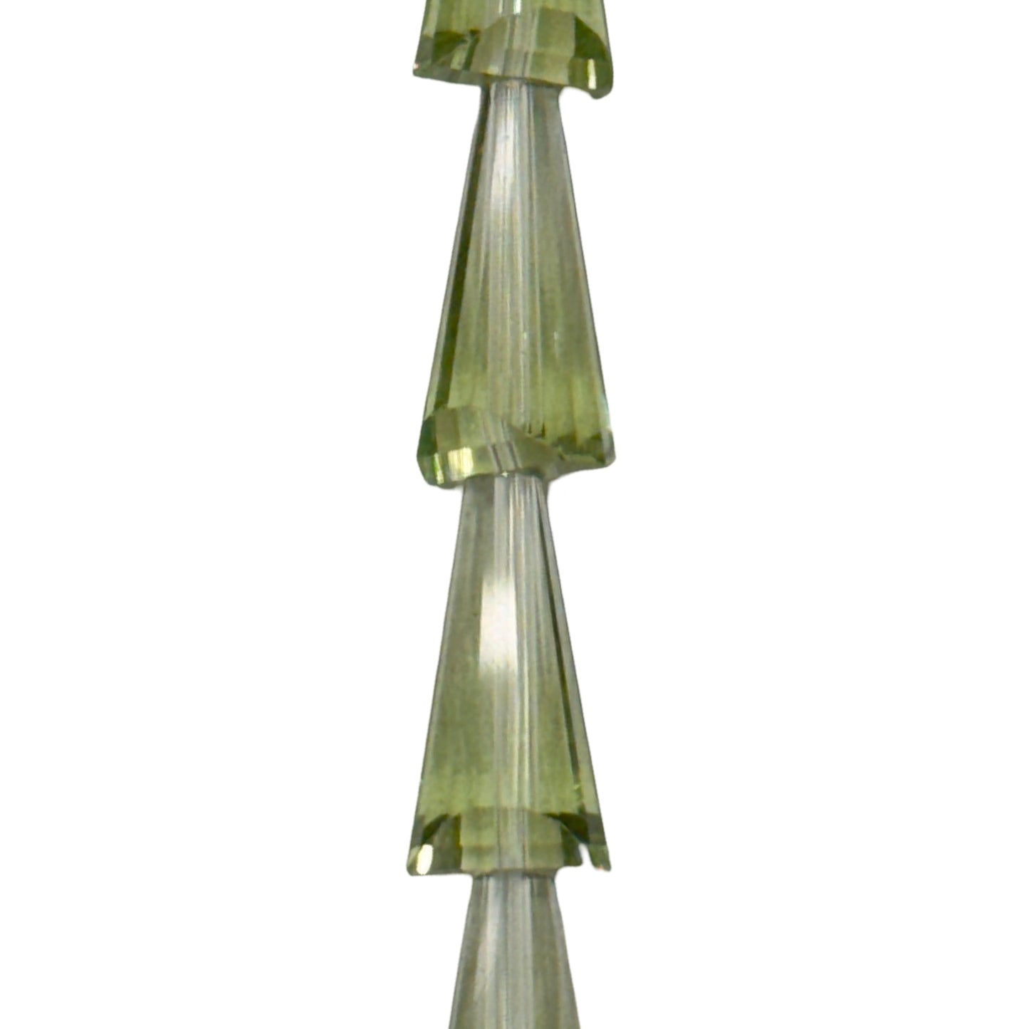 Chinese Crystal - (Polished) -  Cone/ Faceted