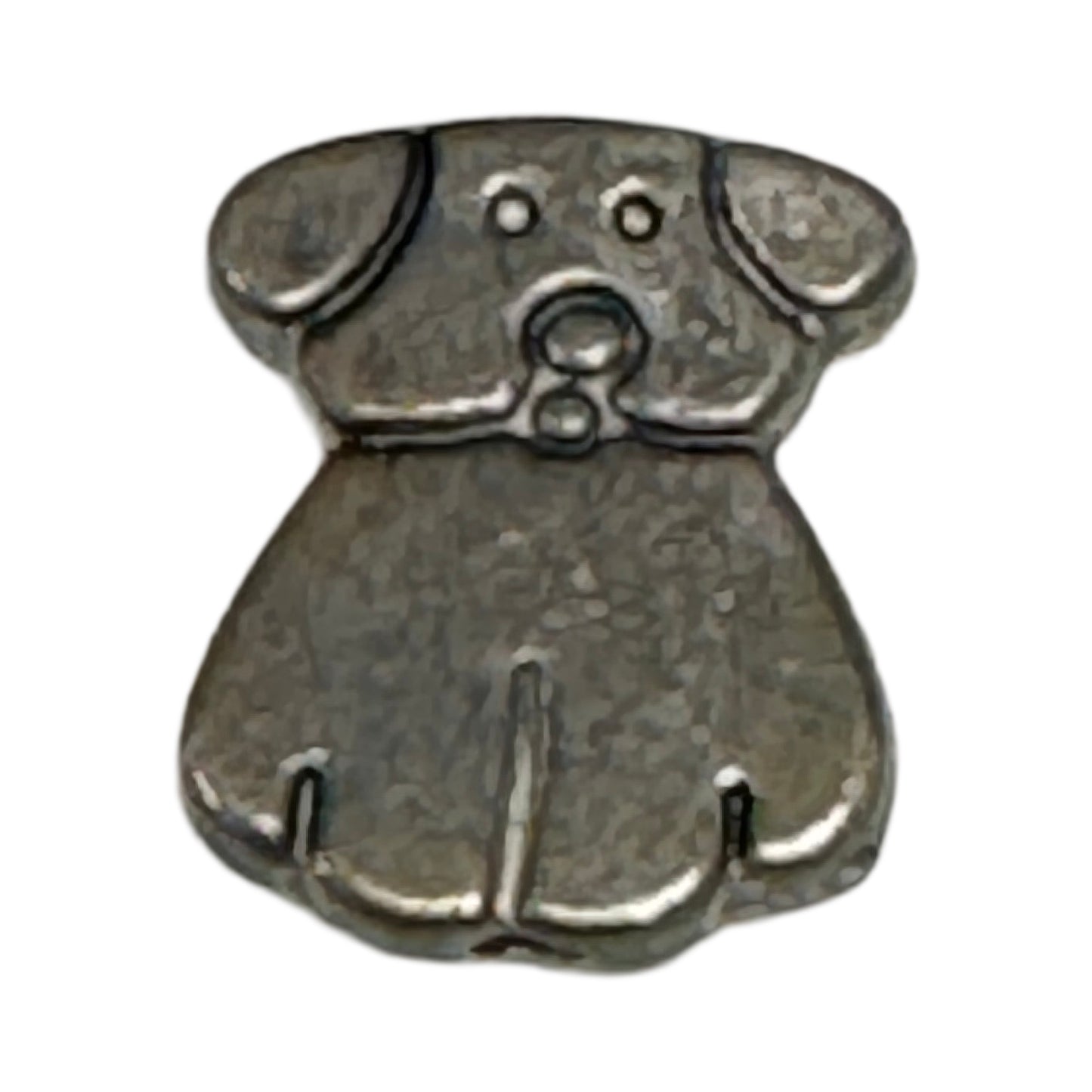 10x9mm Pewter Puppy