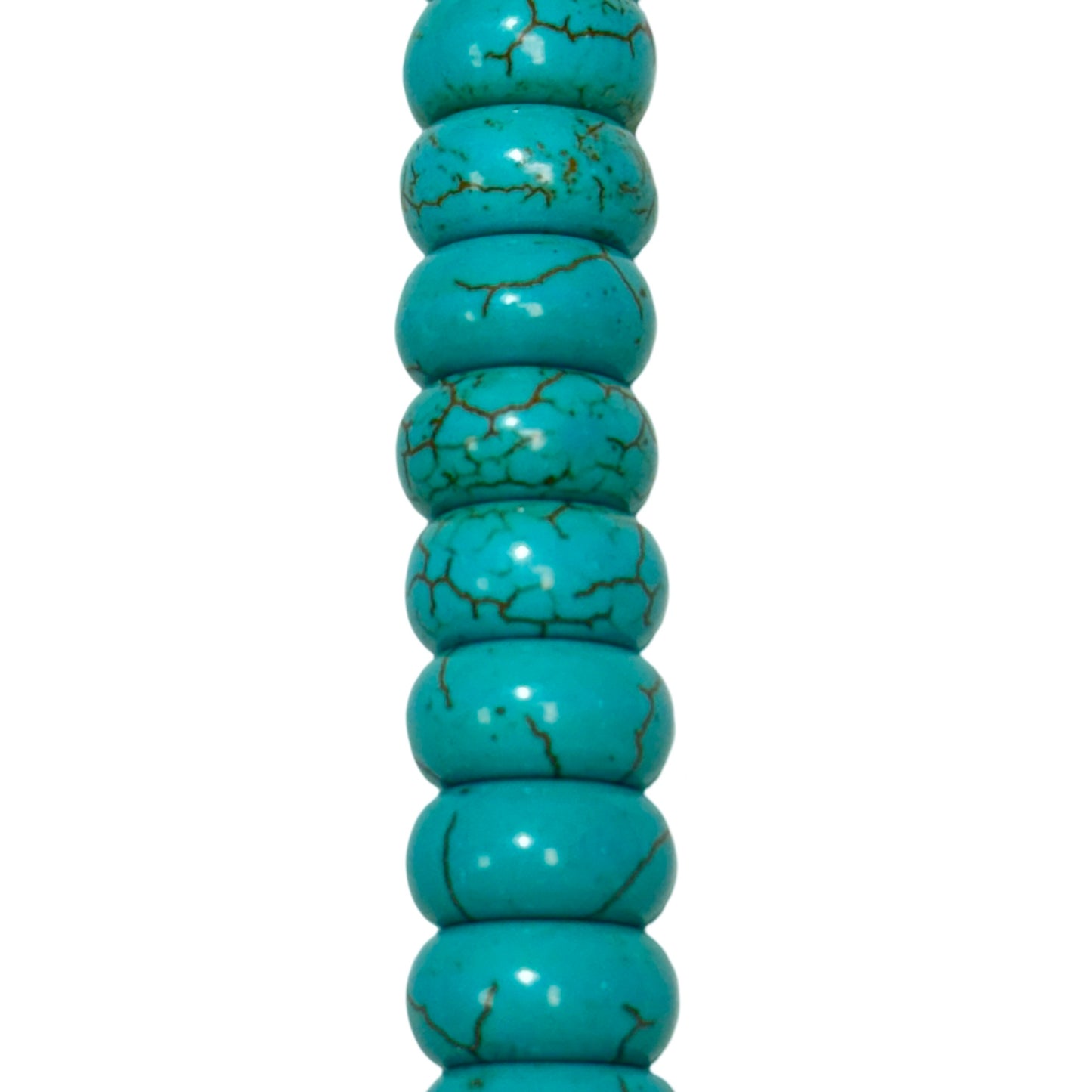 Natural Turquoise (Polished) - Roundel/ Smooth