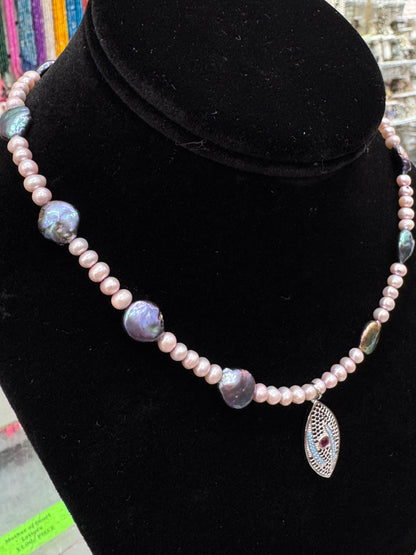 15 Inch Freshwater Pearl Necklace