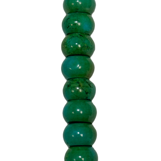 Natural Green Turquoise (Polished) - Roundel/ Smooth