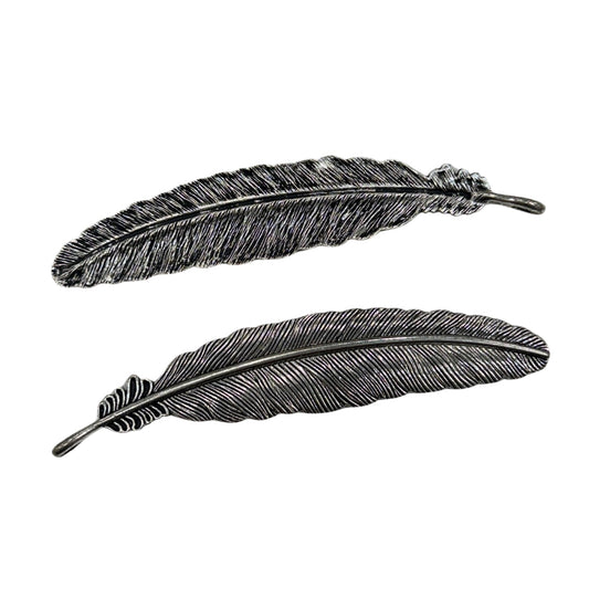 107mm x 21mm Feather Pendant