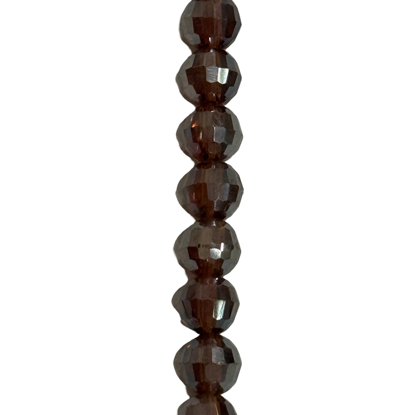 6mm Light Brown AB (Faceted/ Barrel)
