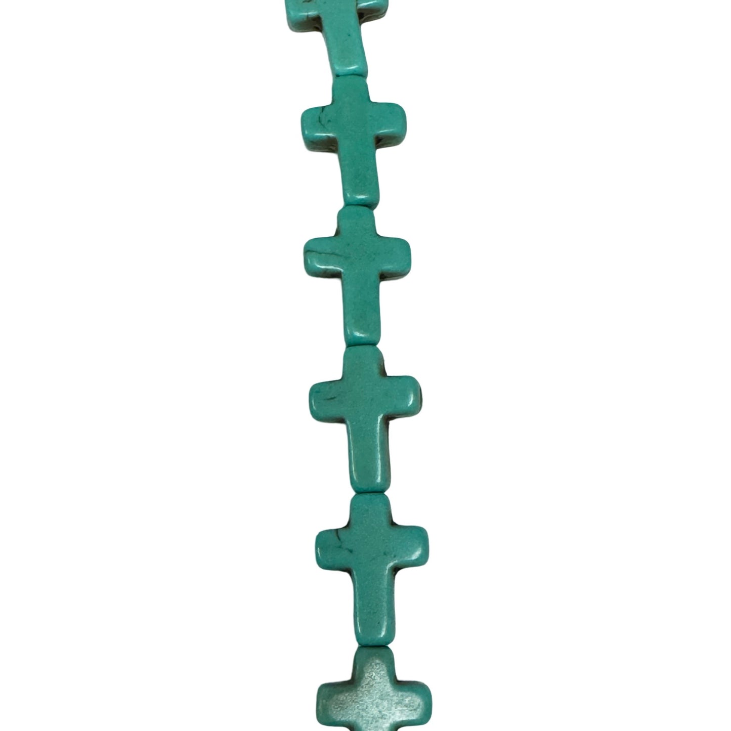 Aqua Turquoise (Polished) - Cross/ Smooth