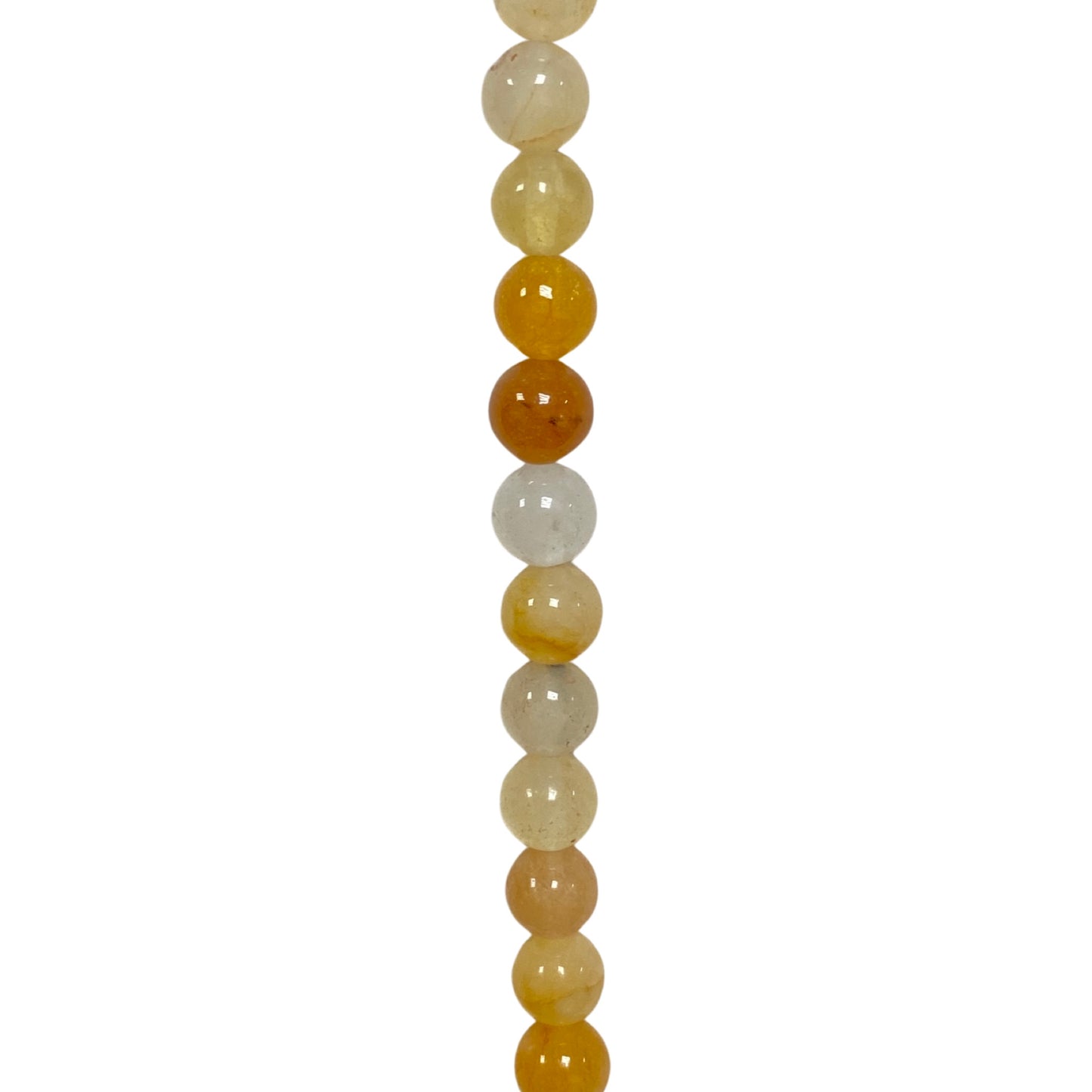 Clear Yellow Jade - (Polished) - Round/ Smooth