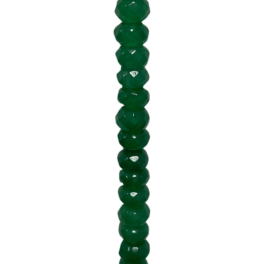 Green Aventurine - (Polished) - Roundel/ Faceted
